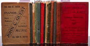 POLLARD, William- Exeter Almanack and Clerical Directory : org. cloth, 8vo, 1897.