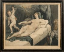 BOYDELL, John : Titian Pinxit, hand coloured mezzotint, size : 540 x 420mm,