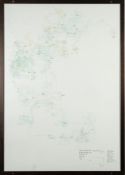 POSAVEC, Stephanie : A pair of original art works relating to ' On The Road.
