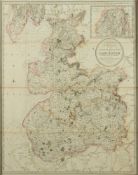 EBDEN, William : Laurie's New Map of the County Palatine of Lancaster,