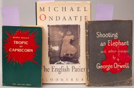 ONDAATJE, Michael - The English Patient : cloth in d/w, bumped on one corner, 8vo, Bloomsbury,