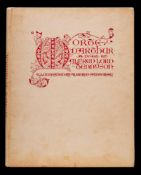 ILLUMINATION : Morte D,Arthur a poem by Alfred Lord Tennyson, designed, written out,