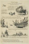 WYLLIE, W. L (1851-1931): A set of four etchings signed in pencil in the margin.
