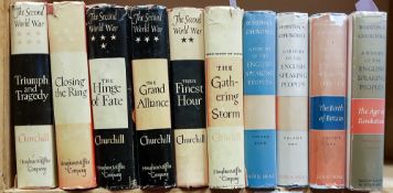 CHURCHILL, Winston S - The Second World War : 6 vol. set, org.