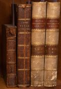 BIBLE : Novum Jesu Christi Testamentum a Sebastiano Castellione : calf worn, small 8vo, 1726.