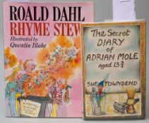 TOWNSEND, Sue - The Secret Diary of Adrian Mole Aged 13 3/4 : cloth in d/w, 8vo, Methuen, first ed.