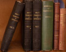 BRAY, Mrs. - Traditions, Legends, Superstitions, and Sketches of Devonshire : 3 vols, org.