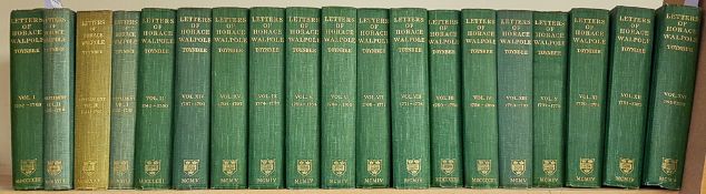 WALPOLE, Horace : The Letters of Horace Walpole Fourth Earl of Orford.
