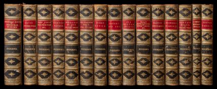 DICKENS, Charles : Works - 15 vols, half calf rubbed, 8vo, Chapman & Hall, no date.