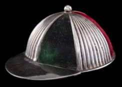 A Victorian novelty silver pin cushion, maker Cornelius Saunders & James Francis Hollings,