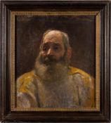 * Eva Bagge [1871-1964]- Portrait study of an elder,:- signed top right oil on canvas, 49 x 43cm.