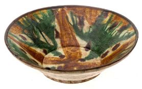 An Islamic bowl of Aghkand type: of deep conical form,