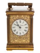Charles Frodsham London, a contemporary 20th century carriage clock: the eight-day duration,