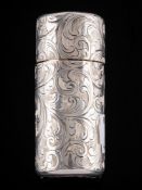 An Edwardian silver scent bottle, maker G.