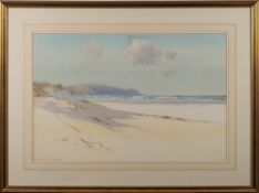 Frederick John Widgery [1861-1942]- West Pentire Point, Newquay,:- signed and inscribed gouache,