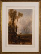 Bernard Walter Evans [1843-1922]- Evening,:- signed watercolour, 51 x 34cm.