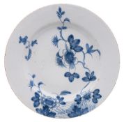 A English delftware charger,