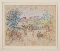 * Diana Maxwell Armfield [1882-1972]- Outside The Hozburg, Vienna,