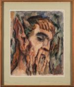 * Jacob Alexander Elshin [1892-1976]- Head of a satyr.