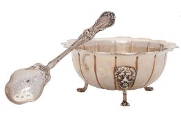 WITHDRAWN A George III silver circular sugar basin, maker I*L, Dublin,