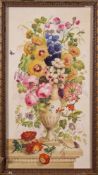 A large 19th Century Copeland porcelain rectangular plaque: finely painted in the manner of Charles