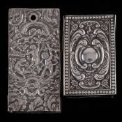 An Edwardian silver matchbox holder, maker Levi & Salaman, Birmingham,