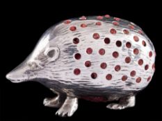 An Edwardian novelty silver pin cushion, maker Levi & Salaman, Birmingham,