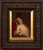 Julia Gambardella [20th Century] after Charles J. Chaplin - Souvense,:- oil on panel, 15 x 11cm.