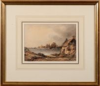 Henry Barlow Carter [1795-1867]- The Rocks at Corbiere, Jersey,