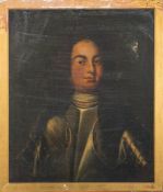 English School circa 1640 - Portrait of a Cromwellian soldier, bust-length,