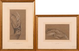 William Blake Richmond [1842-1921]- Hand studies,:- two,