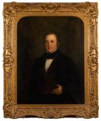 English School 19th Century,- Portrait of John Waite, father of Lillian and Ellen, of Newlands,