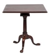 A Georgian mahogany occasional table:,