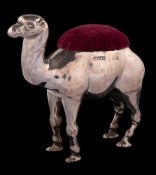 An Edward VII silver novelty pin cushion, maker Cornelius Desormeaux Saunders & James Hollings,