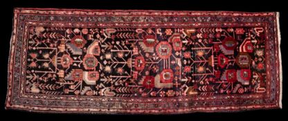 A Caucasian runner:,