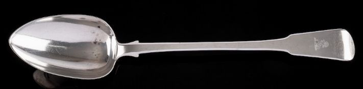A George III silver Fiddle pattern gravy spoon, maker James Ede & Alexander Hewat, London,