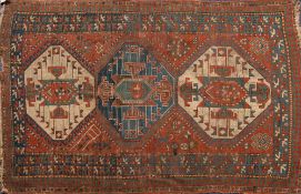 A Shiraz rug:,