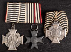 Two WWI Prussian Veteran's Honour Crosses by H.