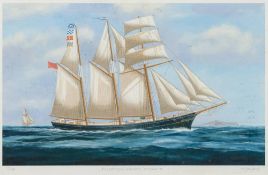 A Balfour. 'Porthmead Scooner Elizabeth': print No.8/250.