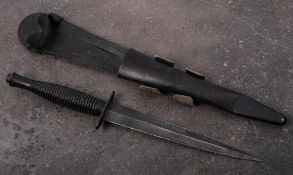 A post-war Fairbairn Sykes MKIII pattern fighting knife by William Rodgers, Sheffield,