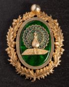 A silver gilt Masonic breast badge by Spencer of London: Birmingham 1932,