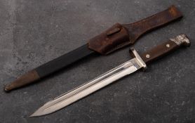 An Imperial German M1871/84 bayonet by Weyersberg Kirschbaum & Co.