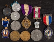 A late Victorian silver and enamel jewel for the Cheshire Educational Masonic Institutional