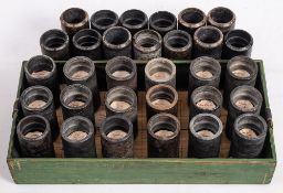 A collection of early 20th century loose Edison phonograph cylinders: mostly waltzes and