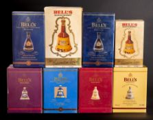 A group of eight bottles of Bell's Scotch Whisky Commemorative bottles: including two Queen