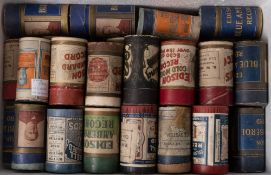 A collection of Edison Blue Amberol and other phonograph cylinders in original cases : including a