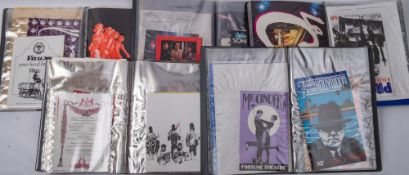 A collection of various theatre programmes circa 1982 to 1984: including 'La Cage Aux Follies',