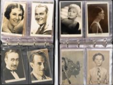 Two albums of postcards of Film Stars: