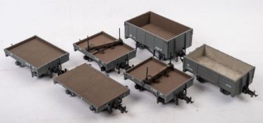 BMS/Accucraft a group of G gauge goods wagons: comprising 4 ton open wagon,