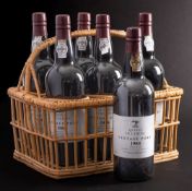 Six bottles of 1988 Qunita de la Rosa vintage port: